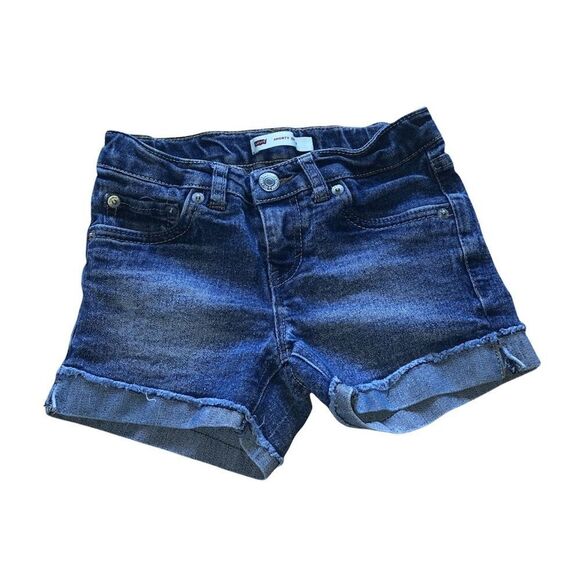Levi's Kid's Denim Shorty Shorts - Picture 1 of 11